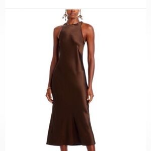 Rails NWT XS Chocolate Brown Midi Dress
